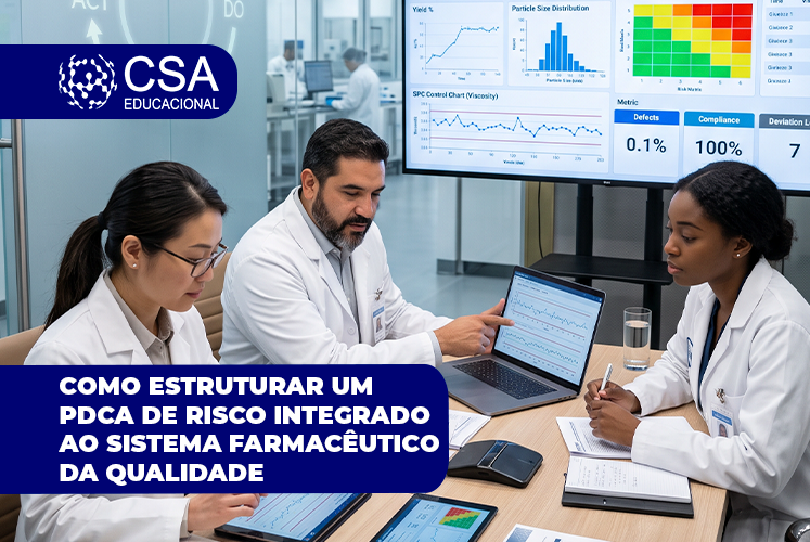 COMO ESTRUTURAR UM PDCA DE RISCO INTEGRADO AO SISTEMA FARMACÊUTICO DA QUALIDADE